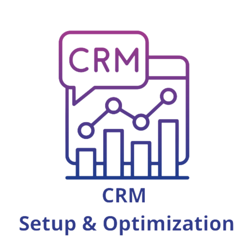 Custom CRM setup and workflow automation for businesses.